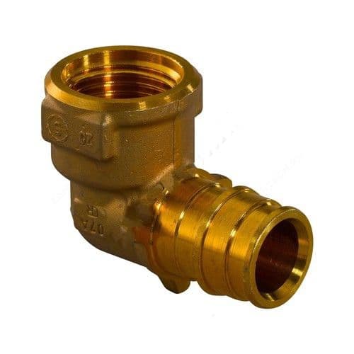 Угольник латунный Q&E Дн 16х1/2" внутр. резьба Uponor Швеция