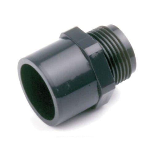 Ниппель НПВХ наружн. резьба Дн 16х1/2" напорный Россия