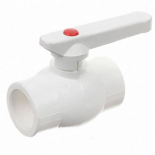 Кран шаровой PP-R белый внутр. пайка Дн 63 OPTIMA VALFEX Россия