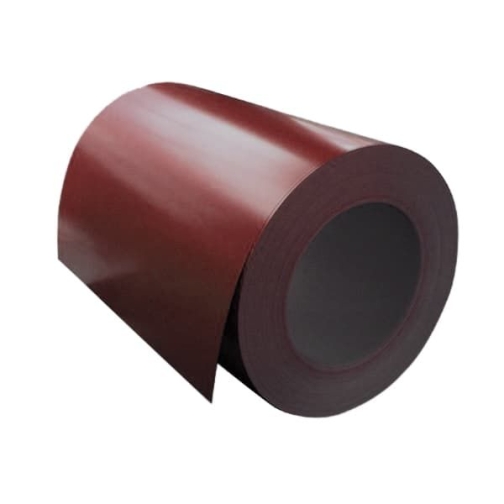 Рулон оцинкованный с полимерным покрытием (окрашенный) 0.5x1250 RAL 3011 Zn140 2кл.