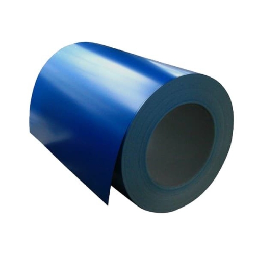 Рулон оцинкованный с полимерным покрытием (окрашенный) 0.5x1250 RAL 5002 Zn140 2кл.